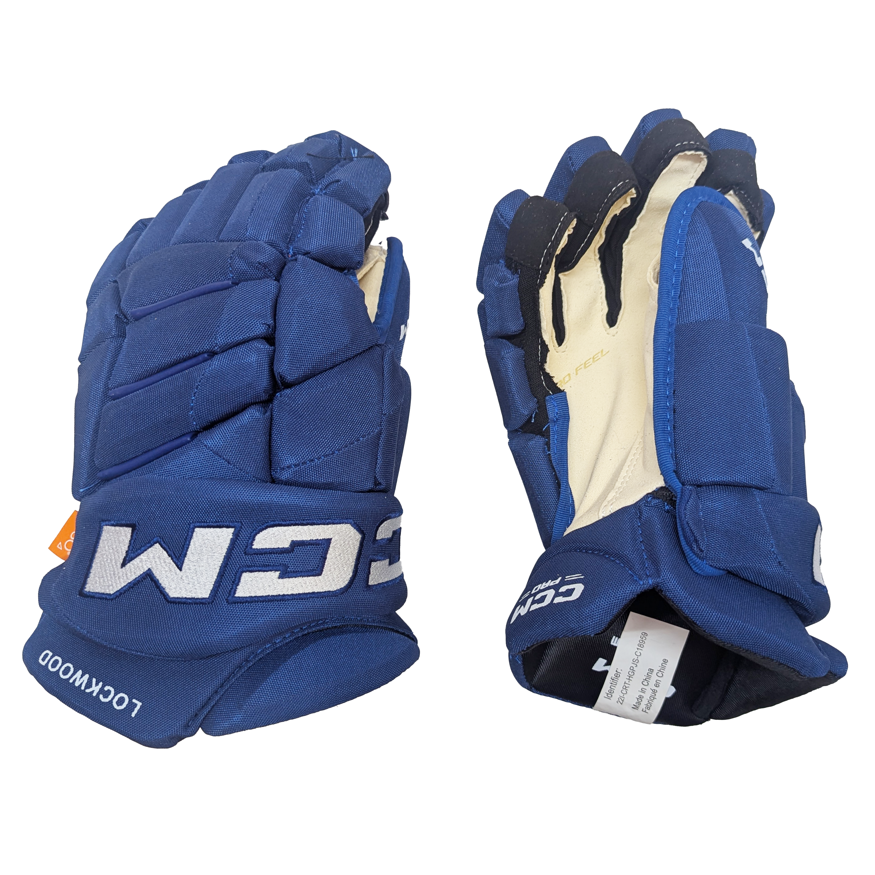 CCM HGJS - Gant NHL Pro Stock - William Lockwood (bleu royal)